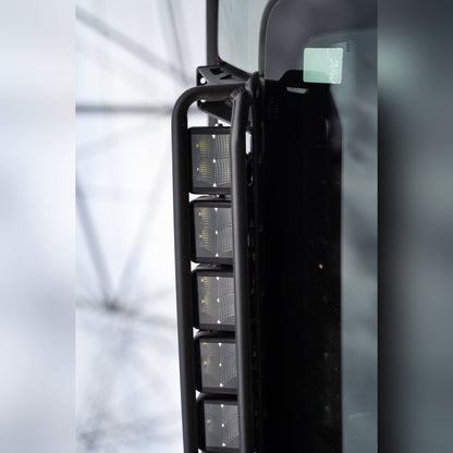 DV8 Offroad Curved Light Bracket for 12 3in Pod Lights | 2021 - 2026 Ford Bronco - Stateside Performance - Light Mounts - DV8 Offroad - DV8 Offroad Curved Light Bracket for 12 3in Pod Lights | 2021 - 2026 Ford Bronco