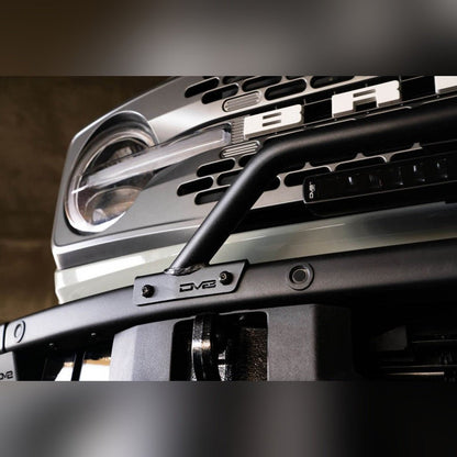 DV8 Offroad Factory Bumper Bull Bar - Black | 2021 - 2026 Ford Bronco - Stateside Performance - Light Mounts - DV8 Offroad - DV8 Offroad Factory Bumper Bull Bar - Black | 2021 - 2026 Ford Bronco