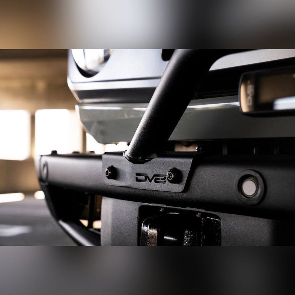 DV8 Offroad Factory Bumper Bull Bar - Black | 2021 - 2026 Ford Bronco - Stateside Performance - Light Mounts - DV8 Offroad - DV8 Offroad Factory Bumper Bull Bar - Black | 2021 - 2026 Ford Bronco