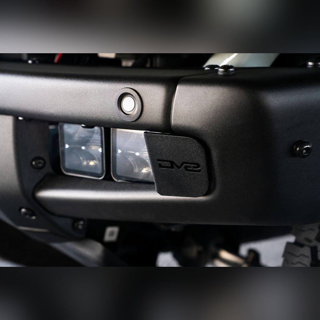 DV8 Offroad Factory Bumper Pocket Light Mount with 3in LED Pods | 2021 - 2026 Ford Bronco - Stateside Performance - Light Mounts - DV8 Offroad - DV8 Offroad Factory Bumper Pocket Light Mount with 3in LED Pods | 2021 - 2026 Ford Bronco