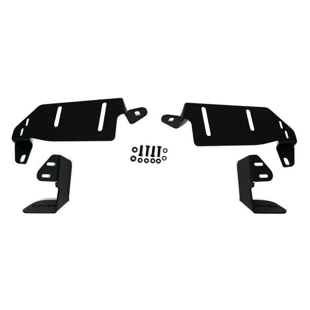 DV8 Offroad Factory Bumper Pocket Light Mount with 3in LED Pods | 2021 - 2026 Ford Bronco - Stateside Performance - Light Mounts - DV8 Offroad - DV8 Offroad Factory Bumper Pocket Light Mount with 3in LED Pods | 2021 - 2026 Ford Bronco