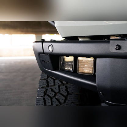 DV8 Offroad Factory Bumper Pocket Light Mount with 3in LED Pods | 2021 - 2026 Ford Bronco - Stateside Performance - Light Mounts - DV8 Offroad - DV8 Offroad Factory Bumper Pocket Light Mount with 3in LED Pods | 2021 - 2026 Ford Bronco