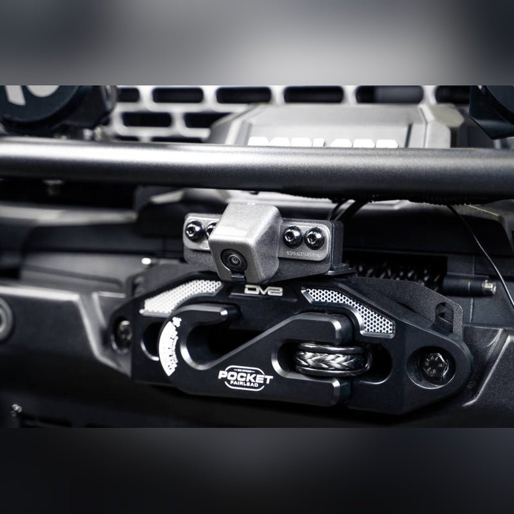 DV8 Offroad Front Camera Relocation Bracket | 2022-2026 Ford Bronco Raptor - Stateside Performance - License Plate Relocation - DV8 Offroad - DV8 Offroad Front Camera Relocation Bracket | 2022-2026 Ford Bronco Raptor