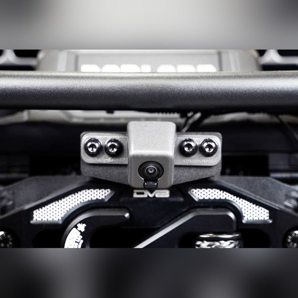 DV8 Offroad Front Camera Relocation Bracket | 2022-2026 Ford Bronco Raptor - Stateside Performance - License Plate Relocation - DV8 Offroad - DV8 Offroad Front Camera Relocation Bracket | 2022-2026 Ford Bronco Raptor