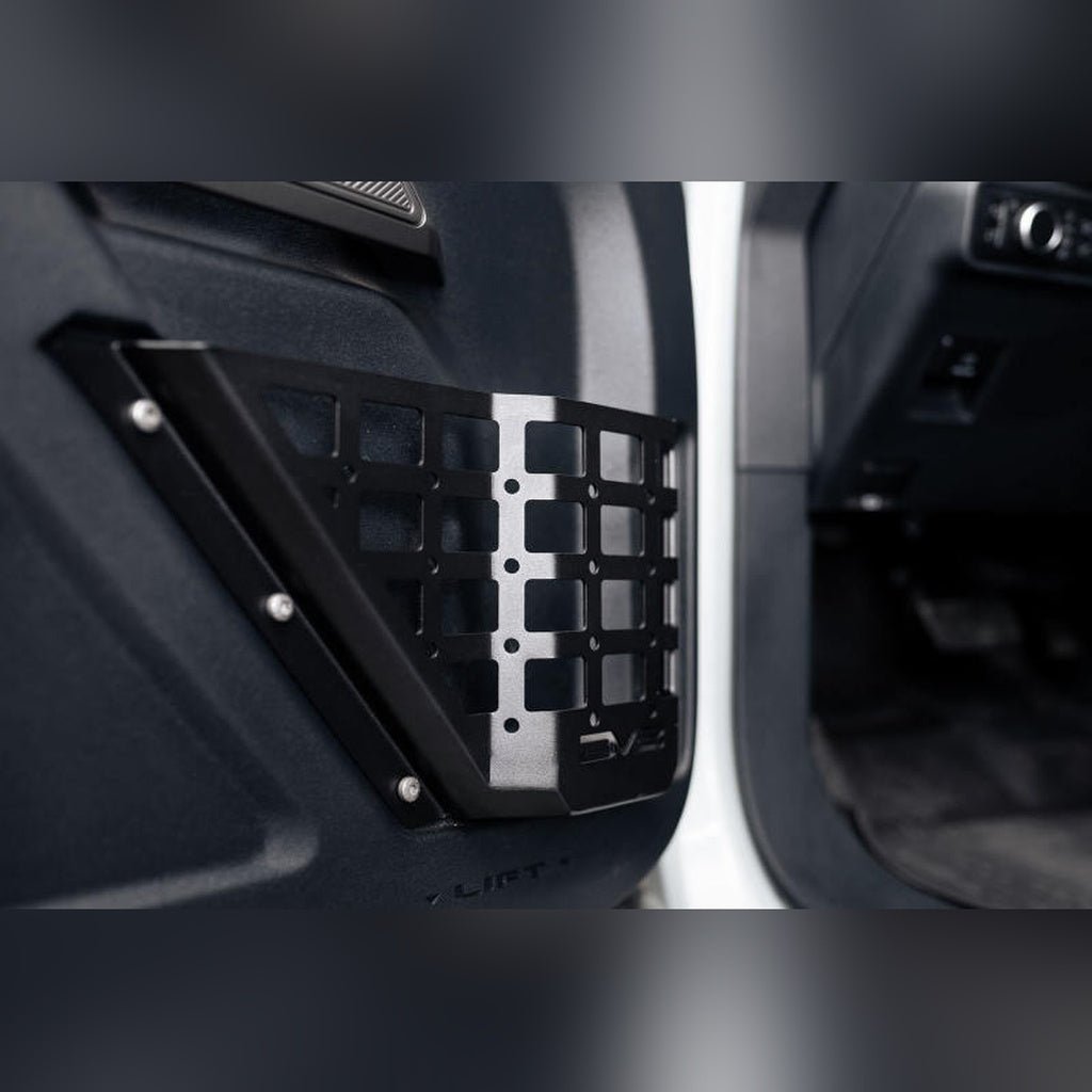 DV8 Offroad Front Door Pocket MOLLE Panels | 2021-2026 Ford Bronco - Stateside Performance - Exterior Trim - DV8 Offroad - DV8 Offroad Front Door Pocket MOLLE Panels | 2021-2026 Ford Bronco