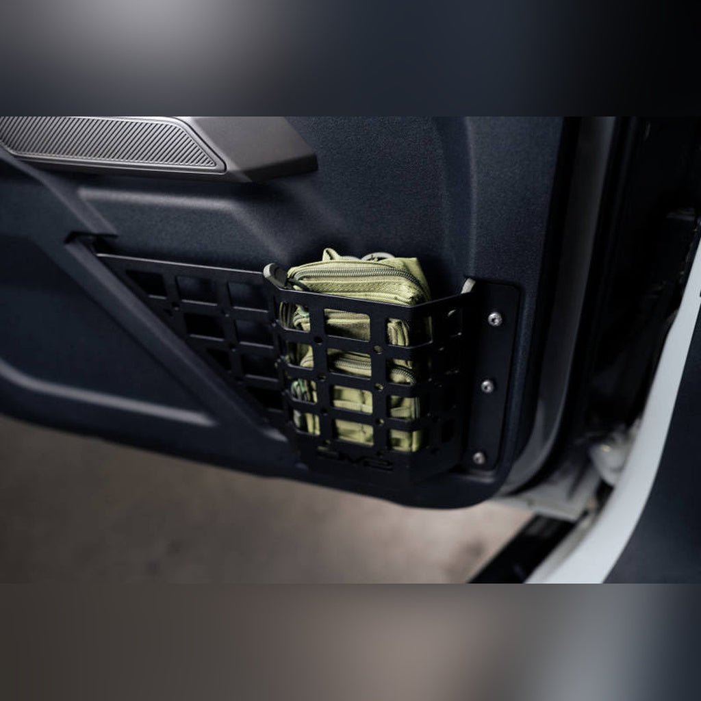 DV8 Offroad Front Door Pocket MOLLE Panels | 2022-2026 Ford Bronco Raptor - Stateside Performance - Exterior Trim - DV8 Offroad - DV8 Offroad Front Door Pocket MOLLE Panels | 2022-2026 Ford Bronco Raptor