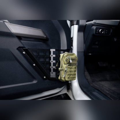 DV8 Offroad Front Door Pocket MOLLE Panels | 2022-2026 Ford Bronco Raptor - Stateside Performance - Exterior Trim - DV8 Offroad - DV8 Offroad Front Door Pocket MOLLE Panels | 2022-2026 Ford Bronco Raptor