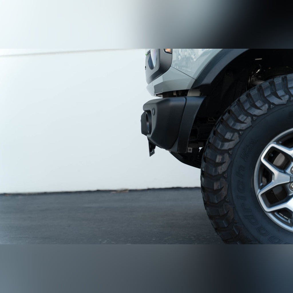 DV8 Offroad Front License Plate Mount | 2021 - 2026 Ford Bronco - Stateside Performance - License Plate Relocation - DV8 Offroad - DV8 Offroad Front License Plate Mount | 2021 - 2026 Ford Bronco