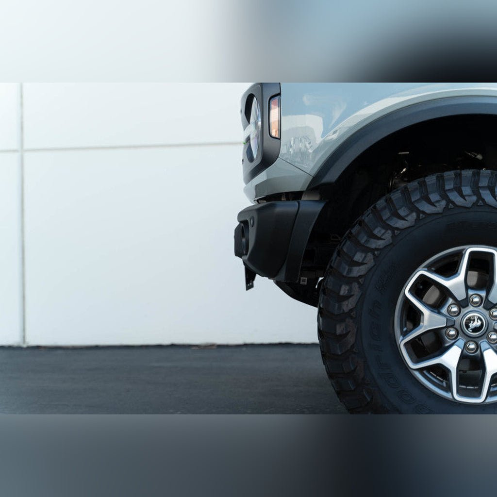 DV8 Offroad Front License Plate Mount | 2021 - 2026 Ford Bronco - Stateside Performance - License Plate Relocation - DV8 Offroad - DV8 Offroad Front License Plate Mount | 2021 - 2026 Ford Bronco