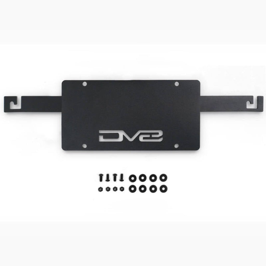 DV8 Offroad Front License Plate Mount | 2021 - 2026 Ford Bronco - Stateside Performance - License Plate Relocation - DV8 Offroad - DV8 Offroad Front License Plate Mount | 2021 - 2026 Ford Bronco