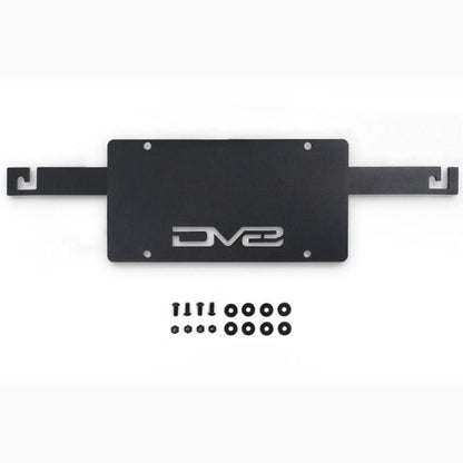 DV8 Offroad Front License Plate Mount | 2021 - 2026 Ford Bronco - Stateside Performance - License Plate Relocation - DV8 Offroad - DV8 Offroad Front License Plate Mount | 2021 - 2026 Ford Bronco