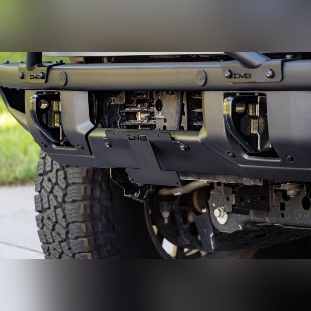 DV8 Offroad Front License Plate Relocation Bracket | 2021 - 2022 Ford Bronco Sport - Stateside Performance - License Plate Relocation - DV8 Offroad - DV8 Offroad Front License Plate Relocation Bracket | 2021 - 2022 Ford Bronco Sport
