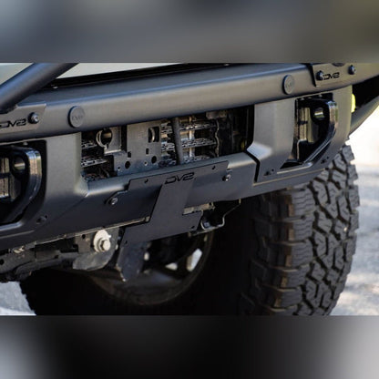 DV8 Offroad Front License Plate Relocation Bracket | 2021 - 2022 Ford Bronco Sport - Stateside Performance - License Plate Relocation - DV8 Offroad - DV8 Offroad Front License Plate Relocation Bracket | 2021 - 2022 Ford Bronco Sport