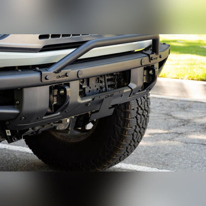 DV8 Offroad Front License Plate Relocation Bracket | 2021 - 2026 Ford Bronco - Stateside Performance - License Plate Relocation - DV8 Offroad - DV8 Offroad Front License Plate Relocation Bracket | 2021 - 2026 Ford Bronco