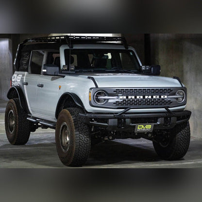DV8 Offroad Front License Plate Relocation Bracket | 2021 - 2026 Ford Bronco - Stateside Performance - License Plate Relocation - DV8 Offroad - DV8 Offroad Front License Plate Relocation Bracket | 2021 - 2026 Ford Bronco