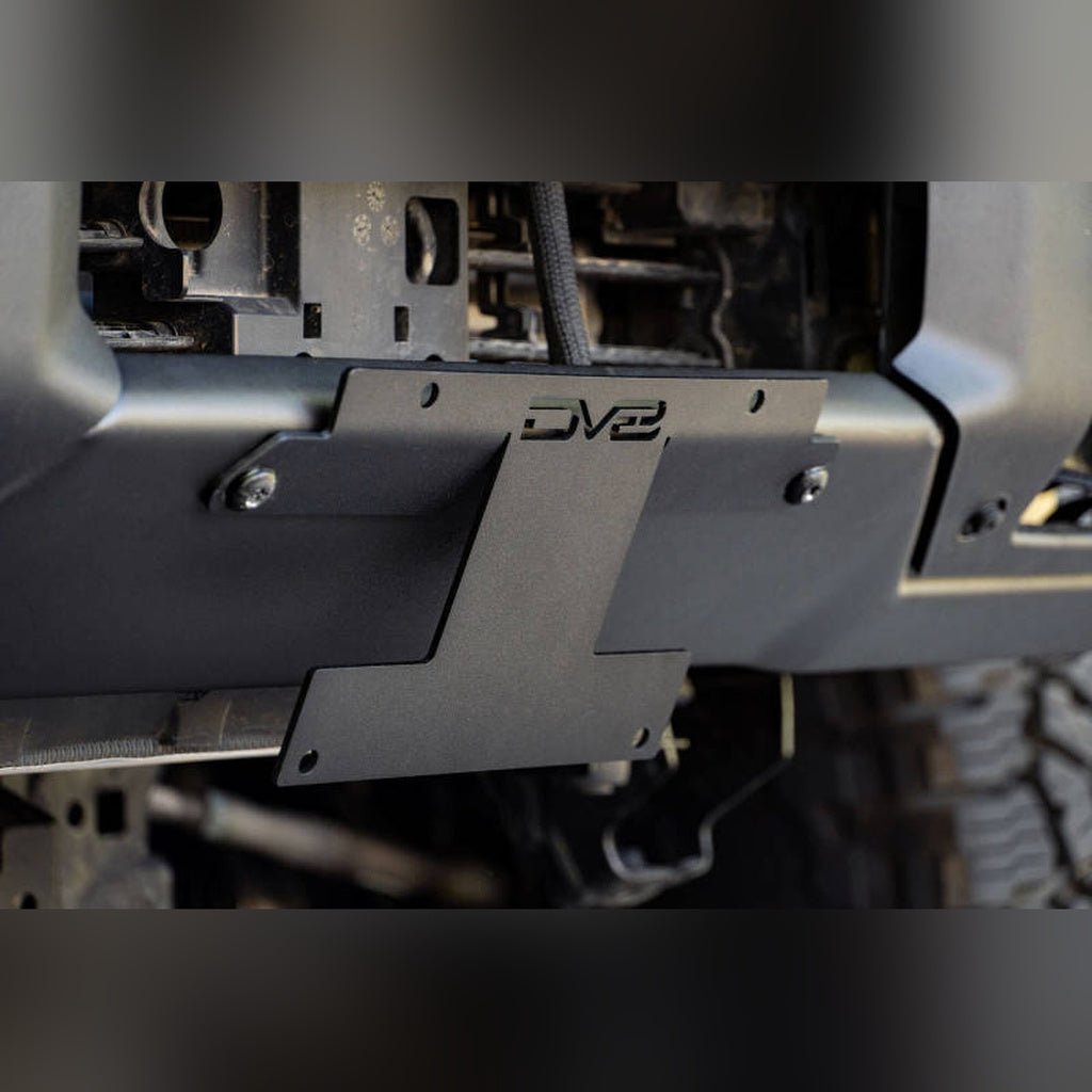 DV8 Offroad Front License Plate Relocation Bracket | 2021 - 2026 Ford Bronco - Stateside Performance - License Plate Relocation - DV8 Offroad - DV8 Offroad Front License Plate Relocation Bracket | 2021 - 2026 Ford Bronco