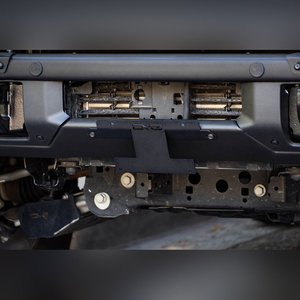 DV8 Offroad Front License Plate Relocation Bracket | 2021 - 2026 Ford Bronco - Stateside Performance - License Plate Relocation - DV8 Offroad - DV8 Offroad Front License Plate Relocation Bracket | 2021 - 2026 Ford Bronco