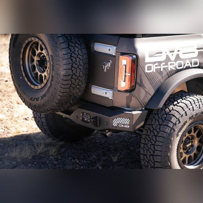 DV8 Offroad MTO Series Rear Bumper | 2021 - 2026 Ford Bronco - Stateside Performance - Light Mounts - DV8 Offroad - DV8 Offroad MTO Series Rear Bumper | 2021 - 2026 Ford Bronco