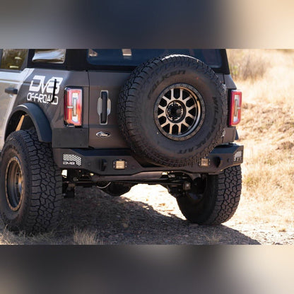 DV8 Offroad MTO Series Rear Bumper | 2021 - 2026 Ford Bronco - Stateside Performance - Light Mounts - DV8 Offroad - DV8 Offroad MTO Series Rear Bumper | 2021 - 2026 Ford Bronco