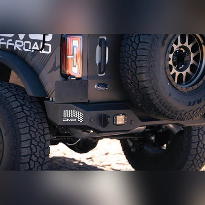 DV8 Offroad MTO Series Rear Bumper | 2021 - 2026 Ford Bronco - Stateside Performance - Light Mounts - DV8 Offroad - DV8 Offroad MTO Series Rear Bumper | 2021 - 2026 Ford Bronco