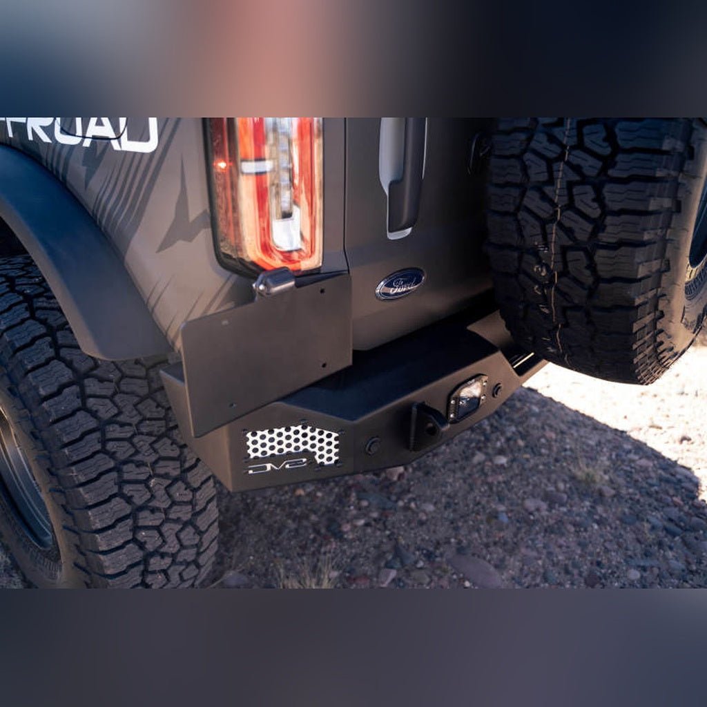 DV8 Offroad MTO Series Rear Bumper | 2021 - 2026 Ford Bronco - Stateside Performance - Light Mounts - DV8 Offroad - DV8 Offroad MTO Series Rear Bumper | 2021 - 2026 Ford Bronco