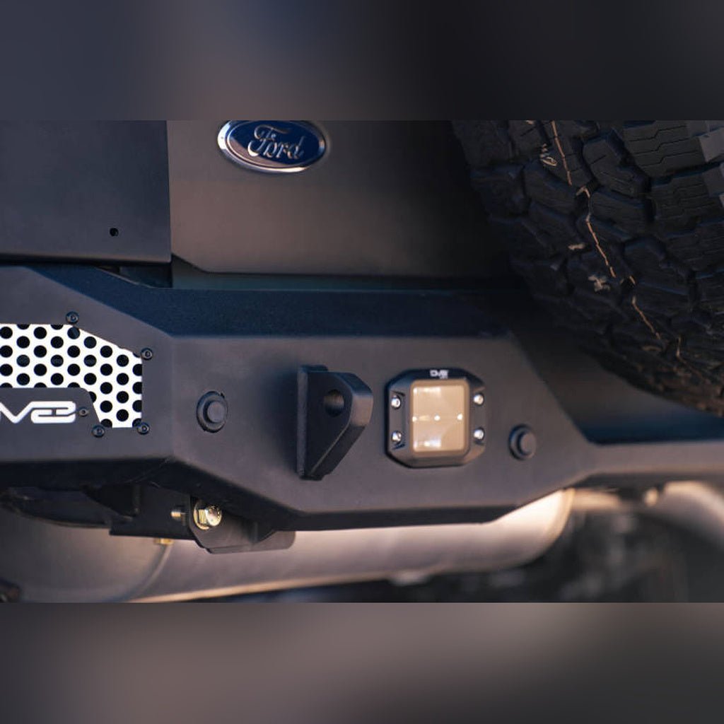 DV8 Offroad MTO Series Rear Bumper | 2021 - 2026 Ford Bronco - Stateside Performance - Light Mounts - DV8 Offroad - DV8 Offroad MTO Series Rear Bumper | 2021 - 2026 Ford Bronco