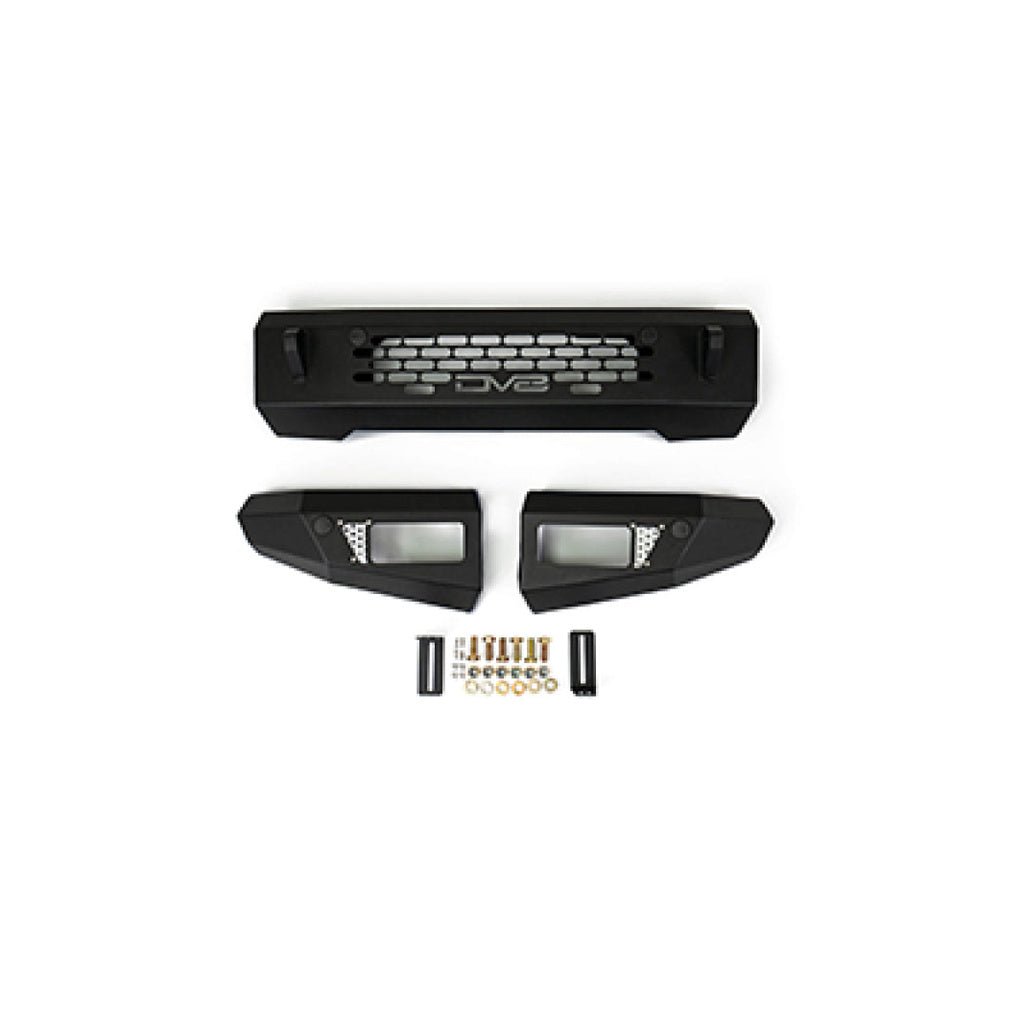 DV8 Offroad OE Plus Low - Profile Front Bumper | 2021 - 2026 Ford Bronco - Stateside Performance - Bumpers - Steel - DV8 Offroad - DV8 Offroad OE Plus Low - Profile Front Bumper | 2021 - 2026 Ford Bronco