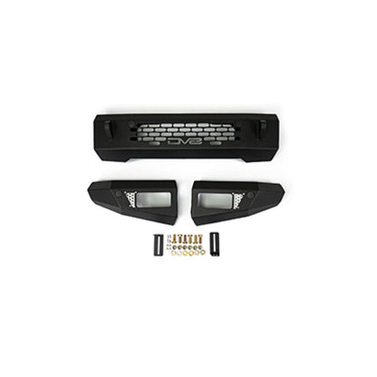 DV8 Offroad OE Plus Low - Profile Front Bumper | 2021 - 2026 Ford Bronco - Stateside Performance - Bumpers - Steel - DV8 Offroad - DV8 Offroad OE Plus Low - Profile Front Bumper | 2021 - 2026 Ford Bronco