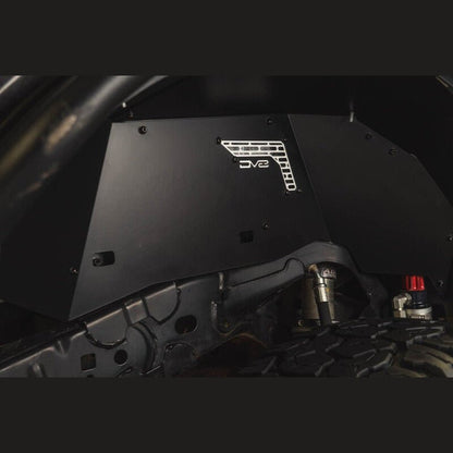 DV8 Offroad Rear Aluminum Inner Fenders - Black | 2021-2025 Ford Bronco - Stateside Performance - Wheel Well Liners - DV8 Offroad - DV8 Offroad Rear Aluminum Inner Fenders - Black | 2021-2025 Ford Bronco