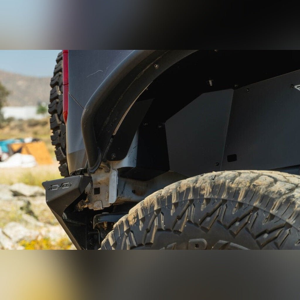DV8 Offroad Rear Aluminum Inner Fenders - Black | 2021-2025 Ford Bronco - Stateside Performance - Wheel Well Liners - DV8 Offroad - DV8 Offroad Rear Aluminum Inner Fenders - Black | 2021-2025 Ford Bronco