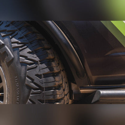 DV8 Offroad Rear Aluminum Inner Fenders - Black | 2022-2025 Ford Bronco Raptor - Stateside Performance - Wheel Well Liners - DV8 Offroad - DV8 Offroad Rear Aluminum Inner Fenders - Black | 2022-2025 Ford Bronco Raptor