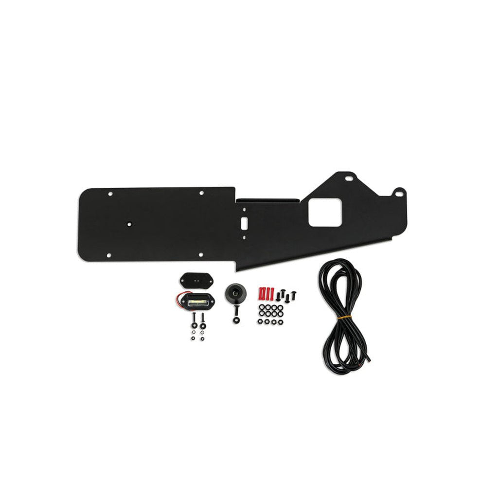 DV8 Offroad Rear License Plate Relocation Bracket | 2021 - 2026 Ford Bronco - Stateside Performance - License Plate Relocation - DV8 Offroad - DV8 Offroad Rear License Plate Relocation Bracket | 2021 - 2026 Ford Bronco