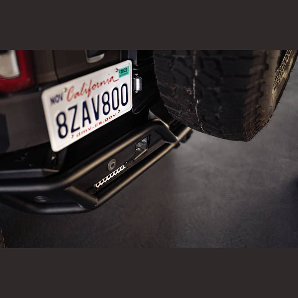 DV8 Offroad Rear License Plate Relocation Bracket | 2021 - 2026 Ford Bronco - Stateside Performance - License Plate Relocation - DV8 Offroad - DV8 Offroad Rear License Plate Relocation Bracket | 2021 - 2026 Ford Bronco