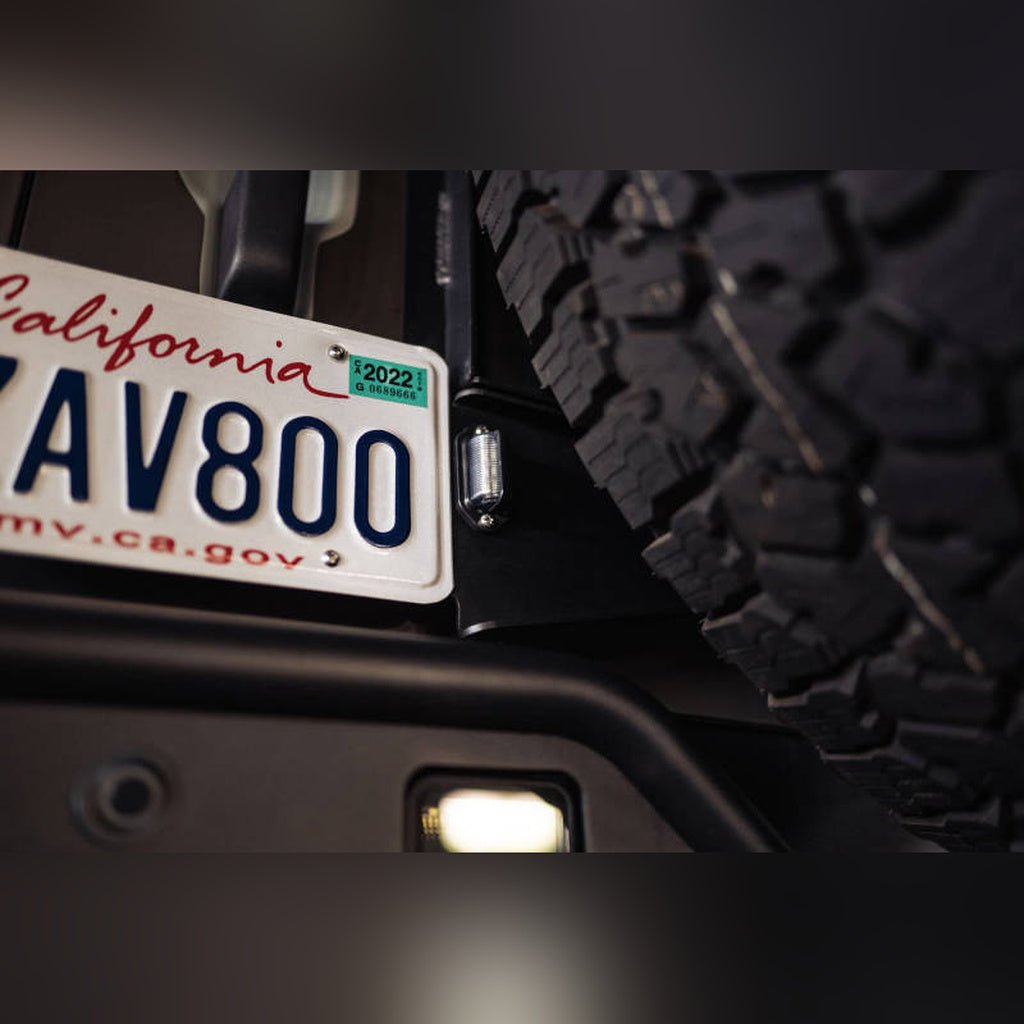 DV8 Offroad Rear License Plate Relocation Bracket | 2021 - 2026 Ford Bronco - Stateside Performance - License Plate Relocation - DV8 Offroad - DV8 Offroad Rear License Plate Relocation Bracket | 2021 - 2026 Ford Bronco