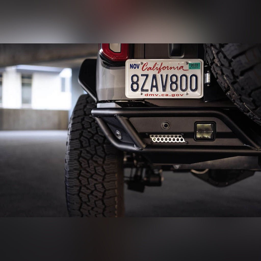 DV8 Offroad Rear License Plate Relocation Bracket | 2021 - 2026 Ford Bronco - Stateside Performance - License Plate Relocation - DV8 Offroad - DV8 Offroad Rear License Plate Relocation Bracket | 2021 - 2026 Ford Bronco