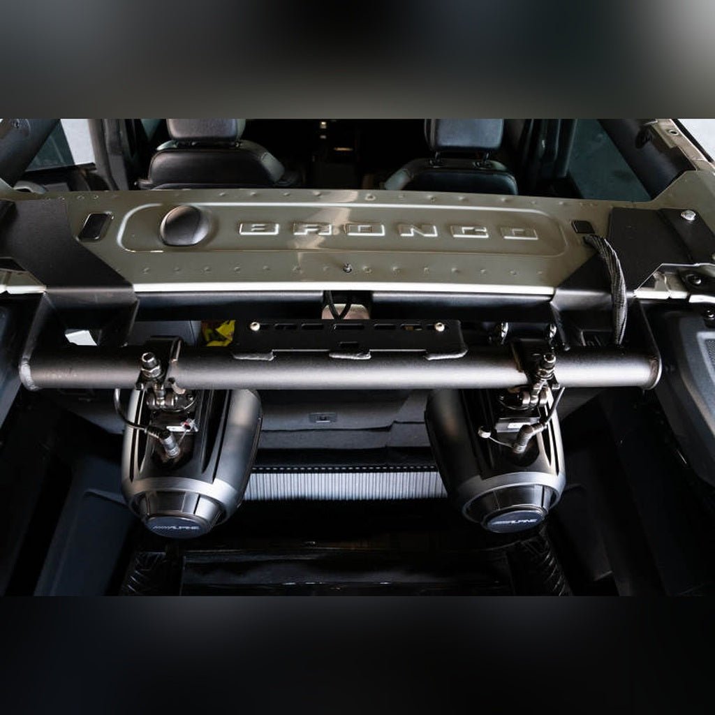 DV8 Offroad Rear Speaker & Light Mount Bar | 2021 - 2026 Ford Bronco - Stateside Performance - Light Mounts - DV8 Offroad - DV8 Offroad Rear Speaker & Light Mount Bar | 2021 - 2026 Ford Bronco