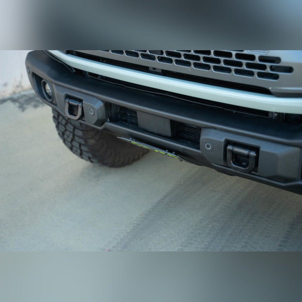 DV8 Offroad Slanted Front License Plate Mount | 2021 - 2026 Ford Bronco - Stateside Performance - Uncategorized - DV8 Offroad - DV8 Offroad Slanted Front License Plate Mount | 2021 - 2026 Ford Bronco
