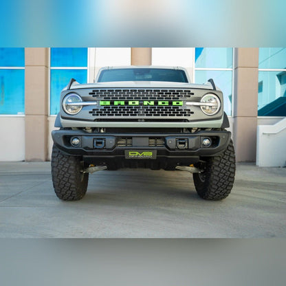 DV8 Offroad Slanted Front License Plate Mount | 2021 - 2026 Ford Bronco - Stateside Performance - Uncategorized - DV8 Offroad - DV8 Offroad Slanted Front License Plate Mount | 2021 - 2026 Ford Bronco