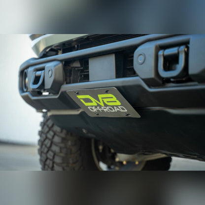 DV8 Offroad Slanted Front License Plate Mount | 2021 - 2026 Ford Bronco - Stateside Performance - Uncategorized - DV8 Offroad - DV8 Offroad Slanted Front License Plate Mount | 2021 - 2026 Ford Bronco