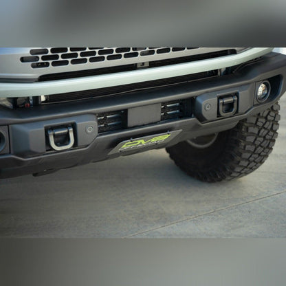 DV8 Offroad Slanted Front License Plate Mount | 2021 - 2026 Ford Bronco - Stateside Performance - Uncategorized - DV8 Offroad - DV8 Offroad Slanted Front License Plate Mount | 2021 - 2026 Ford Bronco