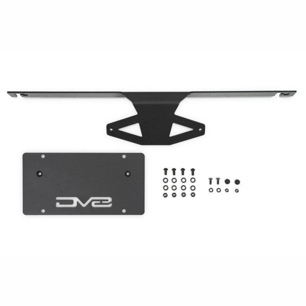 DV8 Offroad Slanted Front License Plate Mount | 2021 - 2026 Ford Bronco - Stateside Performance - Uncategorized - DV8 Offroad - DV8 Offroad Slanted Front License Plate Mount | 2021 - 2026 Ford Bronco