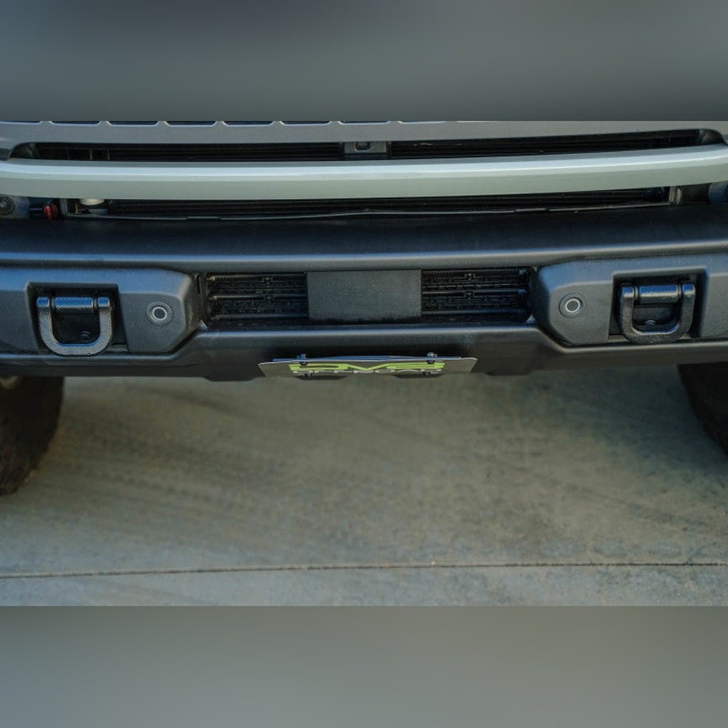 DV8 Offroad Slanted Front License Plate Mount | 2021 - 2026 Ford Bronco - Stateside Performance - Uncategorized - DV8 Offroad - DV8 Offroad Slanted Front License Plate Mount | 2021 - 2026 Ford Bronco