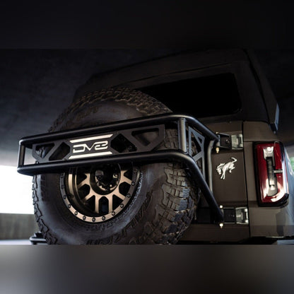 DV8 Offroad Spare Tire Guard & Accessory Mount | 2021 - 2025 Ford Bronco - Stateside Performance - Hitch Receivers - DV8 Offroad - DV8 Offroad Spare Tire Guard & Accessory Mount | 2021 - 2025 Ford Bronco