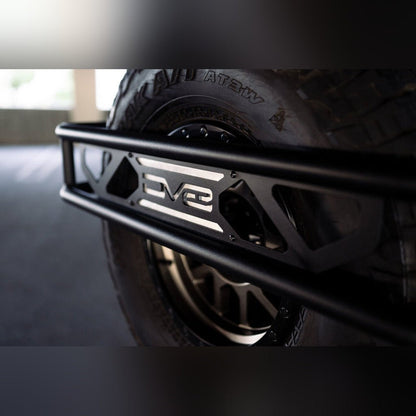 DV8 Offroad Spare Tire Guard & Accessory Mount | 2021 - 2025 Ford Bronco - Stateside Performance - Hitch Receivers - DV8 Offroad - DV8 Offroad Spare Tire Guard & Accessory Mount | 2021 - 2025 Ford Bronco