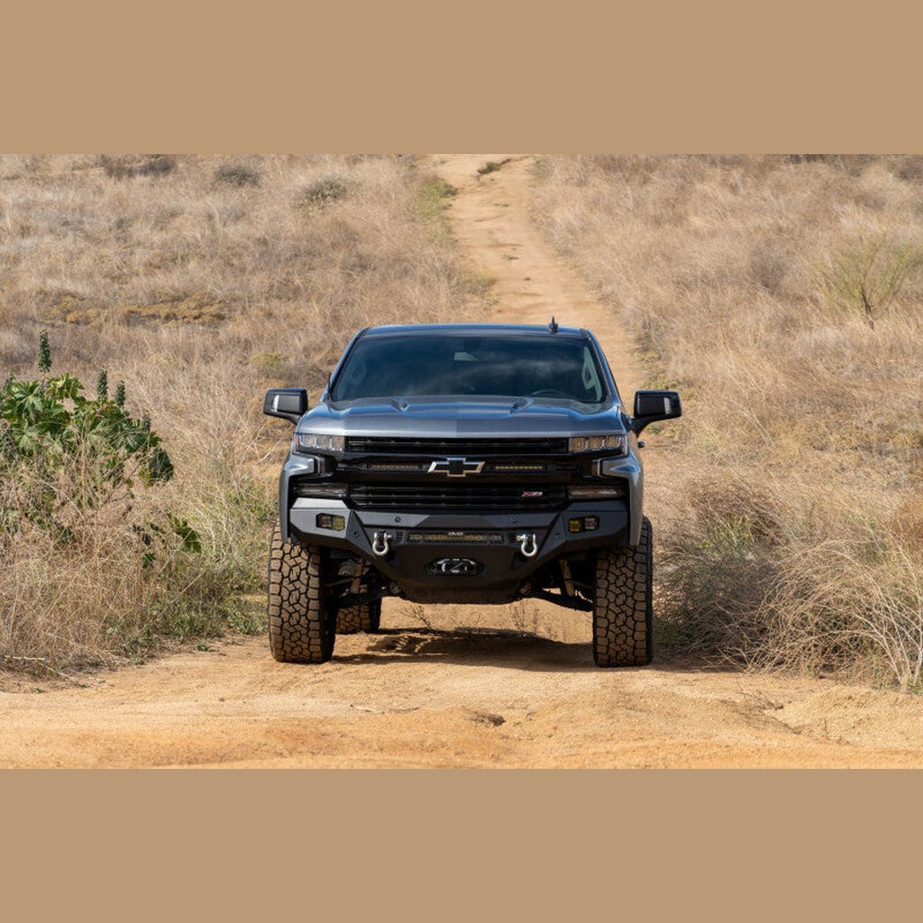 DV8 Offroad SPEC Series Front Bumper | 2019 - 2021 Chevy Silverado 1500 - Stateside Performance - Bumpers - Steel - DV8 Offroad - DV8 Offroad SPEC Series Front Bumper | 2019 - 2021 Chevy Silverado 1500