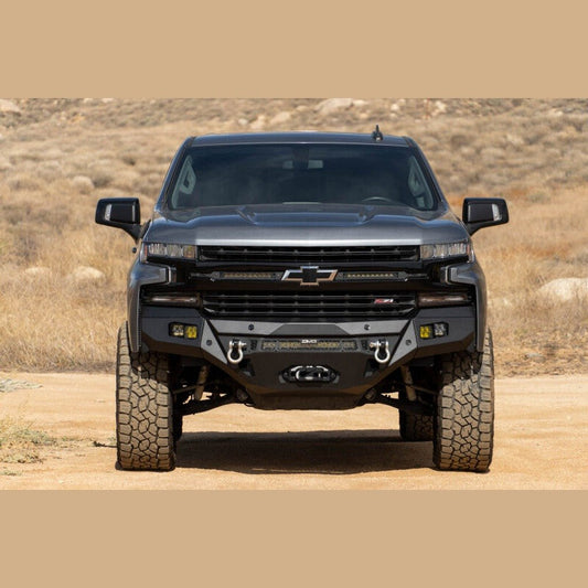 DV8 Offroad SPEC Series Front Bumper | 2019 - 2021 Chevy Silverado 1500 - Stateside Performance - Bumpers - Steel - DV8 Offroad - DV8 Offroad SPEC Series Front Bumper | 2019 - 2021 Chevy Silverado 1500