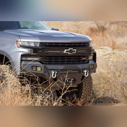 DV8 Offroad SPEC Series Front Bumper | 2019 - 2021 Chevy Silverado 1500 - Stateside Performance - Bumpers - Steel - DV8 Offroad - DV8 Offroad SPEC Series Front Bumper | 2019 - 2021 Chevy Silverado 1500