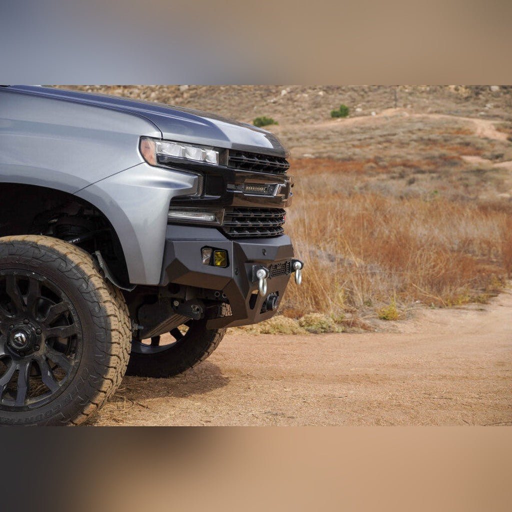 DV8 Offroad SPEC Series Front Bumper | 2019 - 2021 Chevy Silverado 1500 - Stateside Performance - Bumpers - Steel - DV8 Offroad - DV8 Offroad SPEC Series Front Bumper | 2019 - 2021 Chevy Silverado 1500