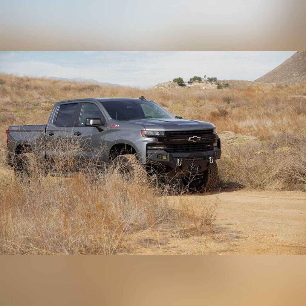 DV8 Offroad SPEC Series Front Bumper | 2019 - 2021 Chevy Silverado 1500 - Stateside Performance - Bumpers - Steel - DV8 Offroad - DV8 Offroad SPEC Series Front Bumper | 2019 - 2021 Chevy Silverado 1500