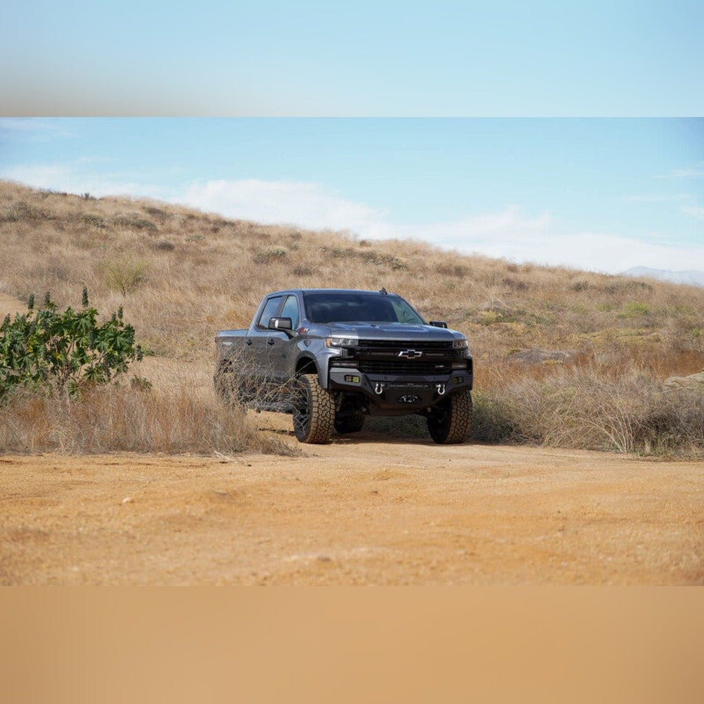 DV8 Offroad SPEC Series Front Bumper | 2019 - 2021 Chevy Silverado 1500 - Stateside Performance - Bumpers - Steel - DV8 Offroad - DV8 Offroad SPEC Series Front Bumper | 2019 - 2021 Chevy Silverado 1500